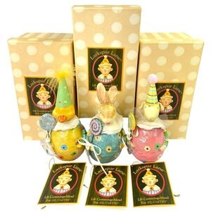 Larkspur Lane Jelly Bean Holders Rosemary Lambert Quackers Silvestri Easter Box